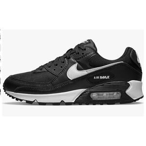 Nike Air Max 90, Men's Running Shoes, Black White Black, 6.5 US